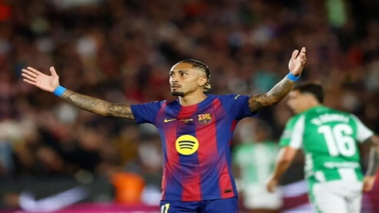 الدوري الاسباني: برشلونة يختتم موسمه المثالي على أرضه بثلاثية امام بيتيس
